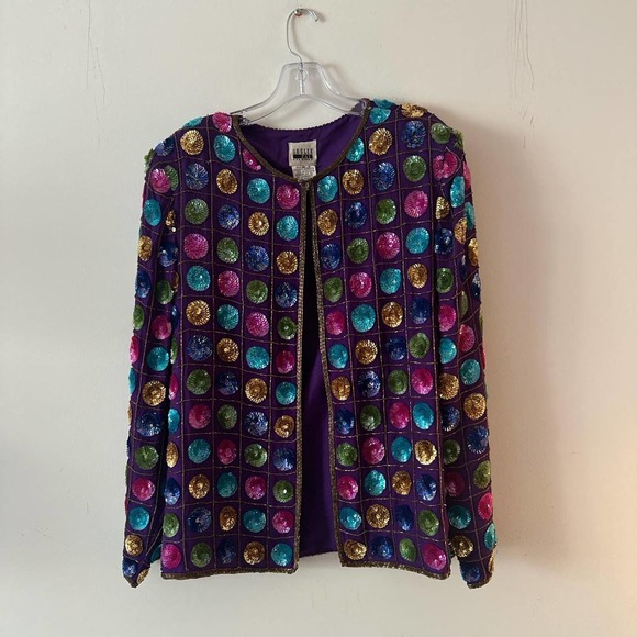 Leslie Fay Jackets & Blazers - Leslie Fay Vintage sequin jacket